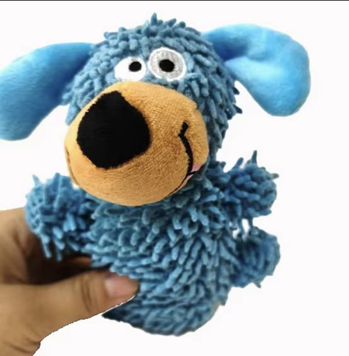 rope-style plush dog toy